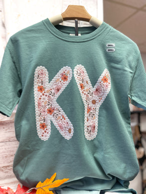 Kentucky Fall Pearls Soft Unisex ComfortWash Tee