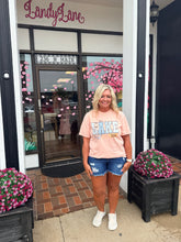 Load image into Gallery viewer, Peach Lake Life Unisex Comfort Colors Tee