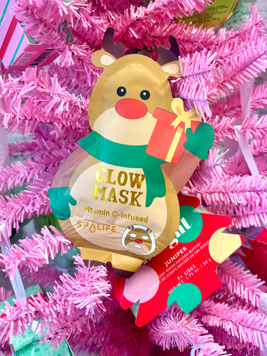 Christmas Holiday Facial Mask- Reindeer