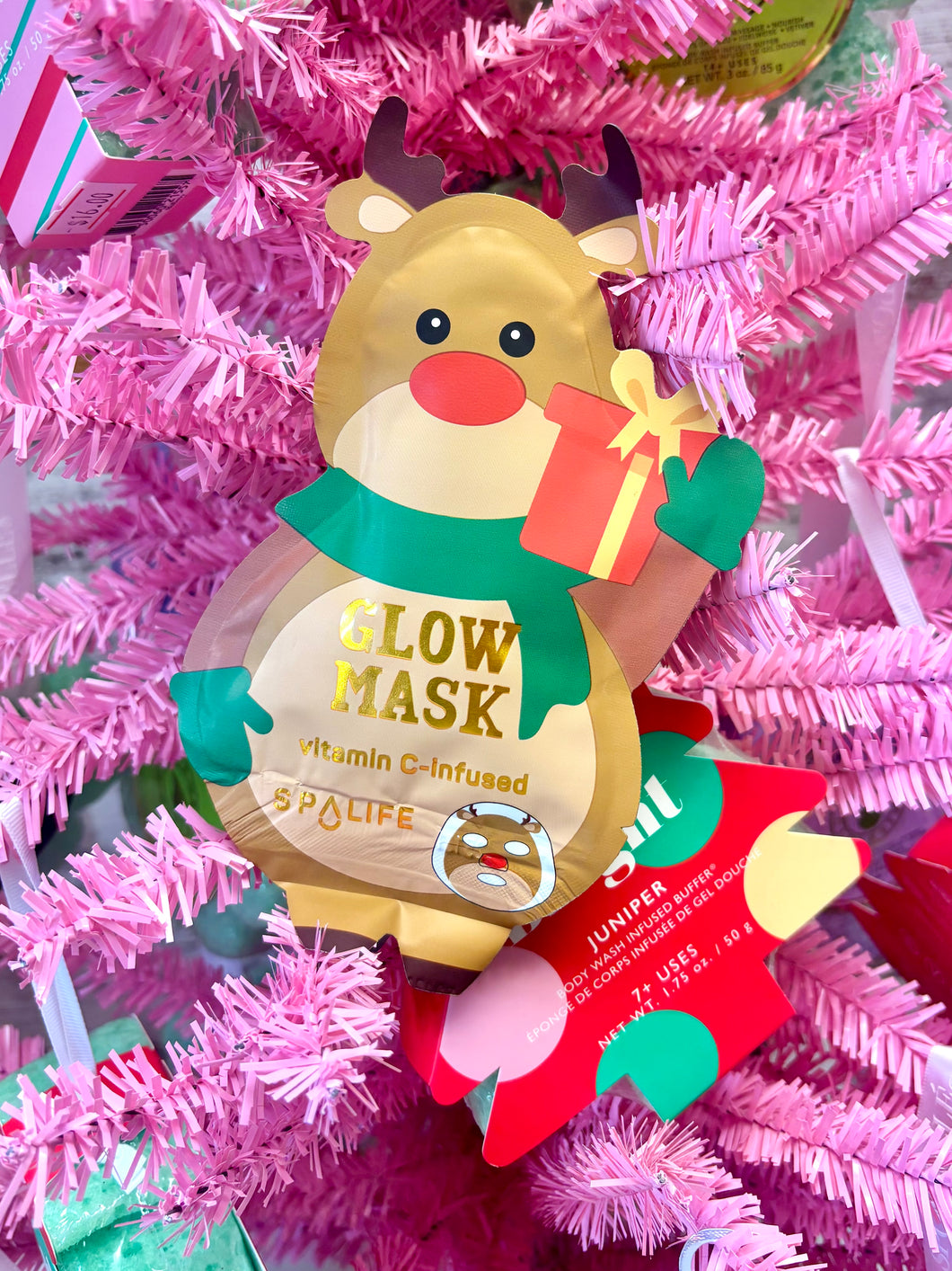 Christmas Holiday Facial Mask- Reindeer