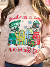 Load image into Gallery viewer, Christmas Is Better In A Small Town Kentucky 270 Blush Unisex Sweatshirt