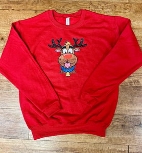Christmas Reindeer Toddler Sweatshirt