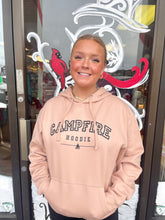 Load image into Gallery viewer, Blush Pink Campfire Soft Hoodie Sweatshirt