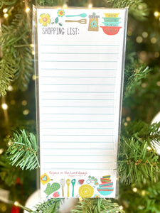 Groovy Kitchen List Pad With Magnet