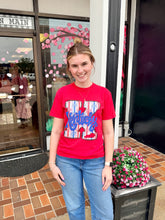 Load image into Gallery viewer, Kentucky Patriotic Bow Unisex Comfort Colors Tee