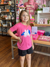Load image into Gallery viewer, Kids Pink Bow Kentucky Soft Tee