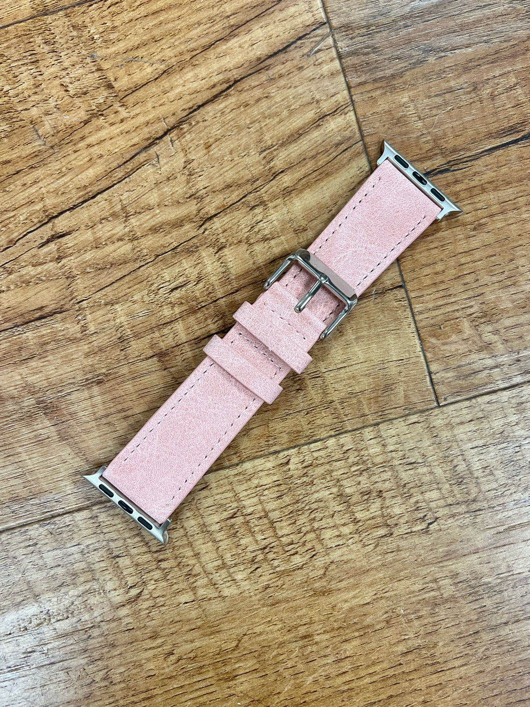 Interchangeable Vegan Leather Watch Band-38/40/41MM - Light Pink