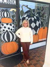 Load image into Gallery viewer, Cream Soft Mock Neck Sweater