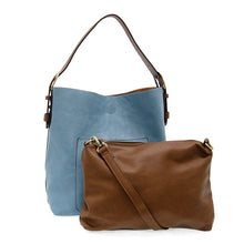 Load image into Gallery viewer, Classic Hobo Handbag- Tranquil Blue
