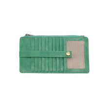 Load image into Gallery viewer, Kara Distressed Wallet- Jungle Green