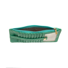 Load image into Gallery viewer, Kara Distressed Wallet- Jungle Green