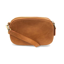 Load image into Gallery viewer, Layne Double Zip Mini Camera Crossbody- Hazelnut