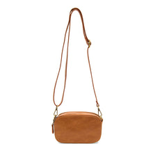 Load image into Gallery viewer, Layne Double Zip Mini Camera Crossbody- Hazelnut