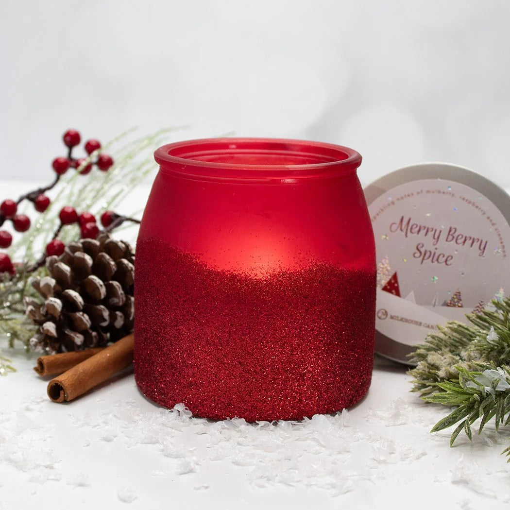 Merry Berry Spice 16oz Glitter Jar- Winter Limited Edition
