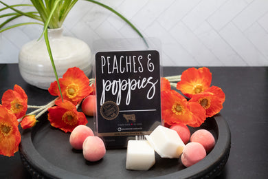 Peaches & Poppies Large Fragrance Melt