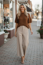 Load image into Gallery viewer, Coffeehouse Stripe Cropped Pants