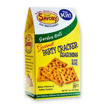 Load image into Gallery viewer, Garden Dill Gourmet Party Cracker Seasoning Kit