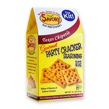 Load image into Gallery viewer, Texas Chipotle Gourmet Party Cracker Seasoning Kit