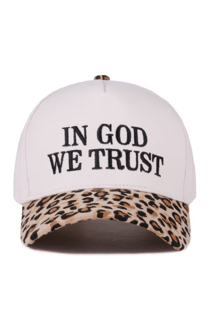 In God We Trust Embroidered Baseball Cap
