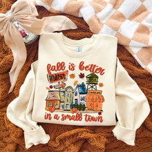 Load image into Gallery viewer, Preorder(Choose Your Town &amp; Zip Code) Fall Is Better In A Small Town Soft Unisex Sweatshirt