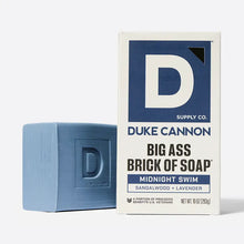 Load image into Gallery viewer, Duke Cannon Big Ass Brick of Soap – Midnight Swim | 10 oz Men’s Bar Soap