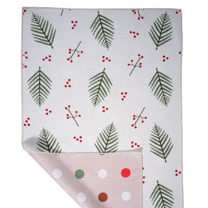 Holly Holiday Tea Towel