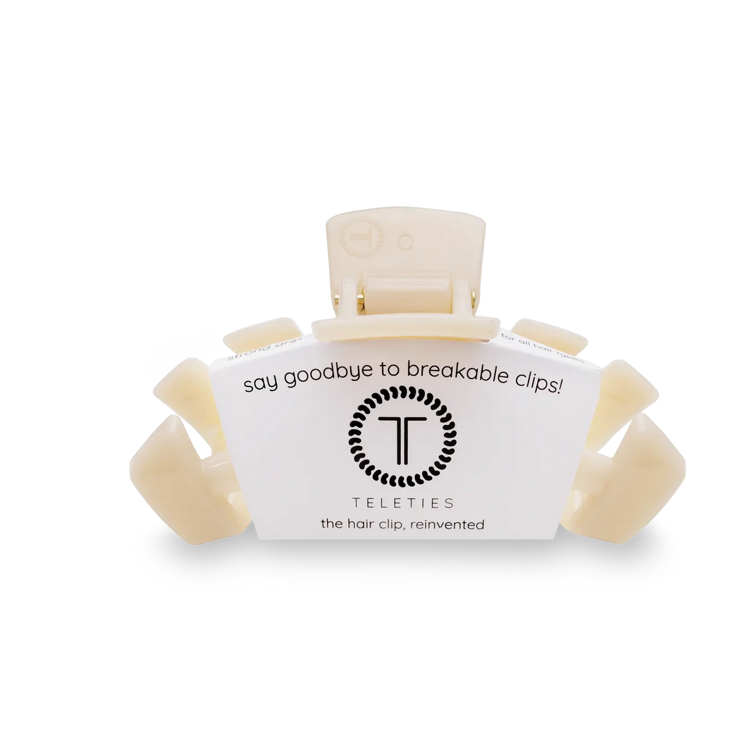 Teleties Medium Hair Clip- Almond