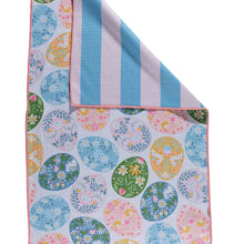 Load image into Gallery viewer, Easter Egg Waffle Knit Kitchen Towel