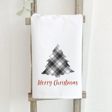 Plaid Christmas Tree - Cotton Tea Towel