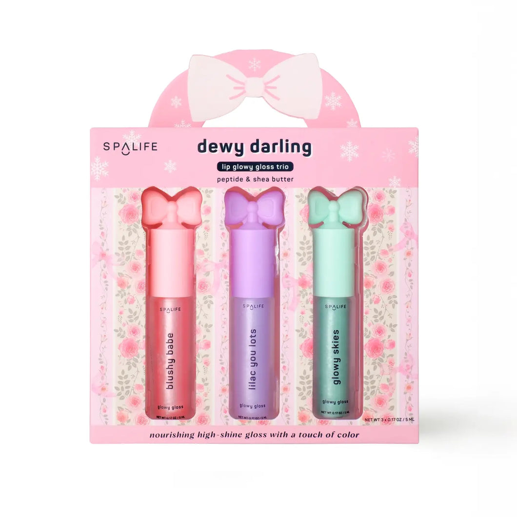 Christmas Holiday Dewy Darlin' Lip Gloss Trio Gift Set