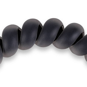 Matte Black Teleties Small 3-Pack Hair Tie