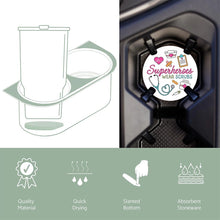 Load image into Gallery viewer, Stone Car Coaster 1 Pk- Superheroes Wear Scrubs