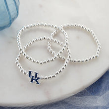 Load image into Gallery viewer, Kentucky Glitter Enamel Logo Stretch Bracelet Set