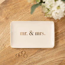 Load image into Gallery viewer, Mr. &amp; Mrs. Trinket Tray