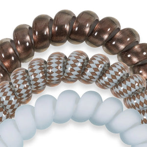 Truly Taupe Teleties Large 3-Pack Hair Ties