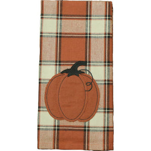 Fall Harvest Pumpkin Tea Towel