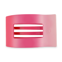Load image into Gallery viewer, Teleties Medium Flat Rectangle Hair Clip- Kiss &amp; Tell