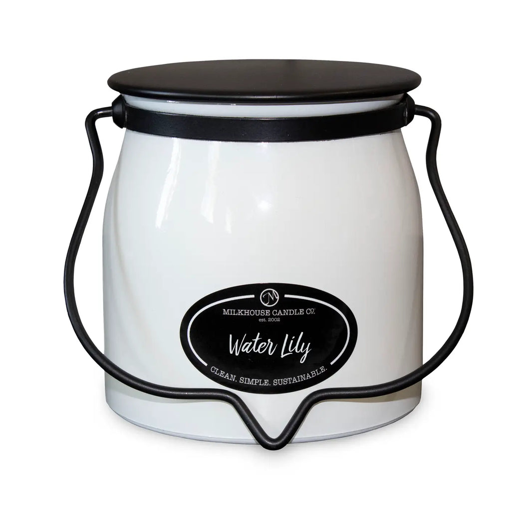 Water Lily- 16-ounce Butter Glow Jar