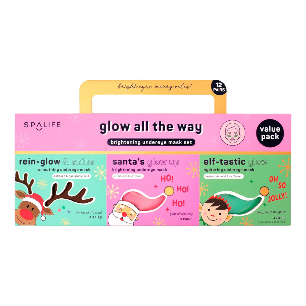 Christmas Holiday Glow All the Way Brightening Undereye Mask Set – Gift Set