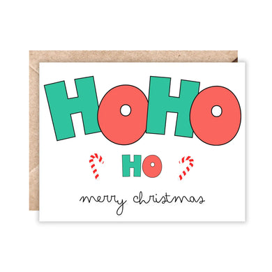 Ho Ho Ho Merry Christmas Card