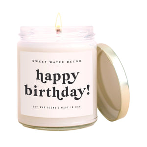 Happy Birthday Soy Candle - 9 oz