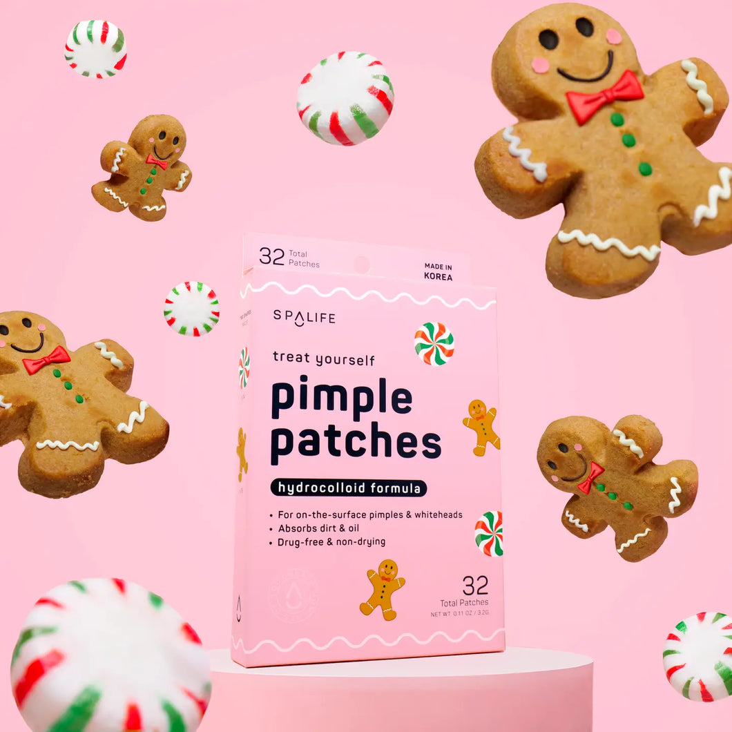 Christmas Holiday Gingerbread & Candies Pimple Patches