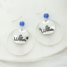 Load image into Gallery viewer, Kentucky Go Wildcats Disc Earrings
