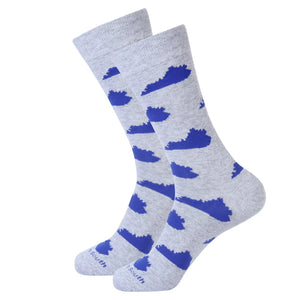 Grey Kentucky Mens Socks