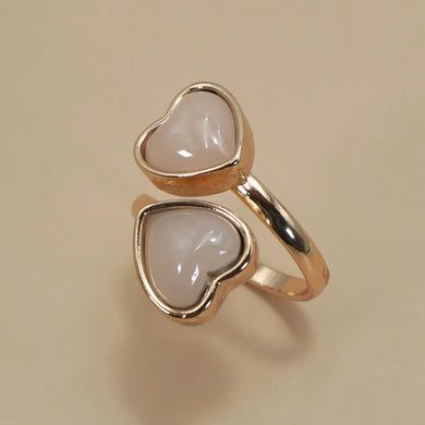 Double Heart Ring