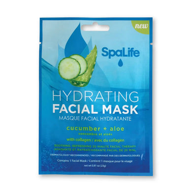 Cucumber + Aloe Hydrating Korean Facial Mask
