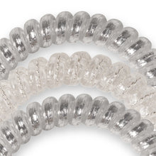 Load image into Gallery viewer, Silver Slay Teleties Small 3-Pack Hair Tie