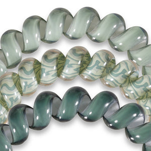 Sage Swirl Teleties Large 3-Pack Hair Ties