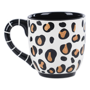 I Need Coffee Y'All Cheetah Mug