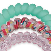 Load image into Gallery viewer, Spring Splash Teleties Large 3-Pack Hair Ties